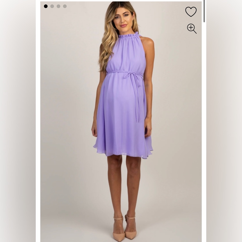 Pink Blush maternity dress - size small